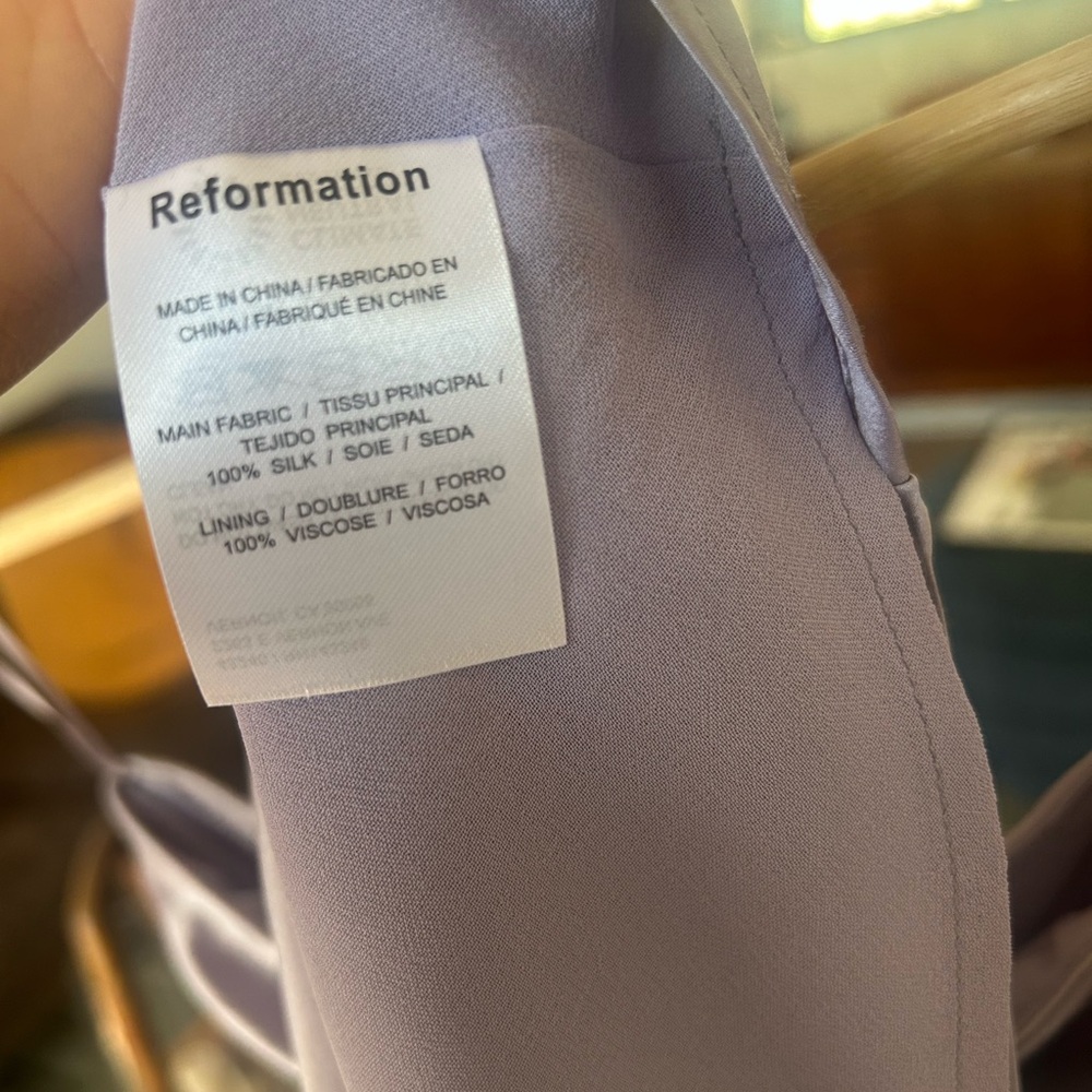 Reformation Joanne Silk Dress- Small - Picture 5 of 5